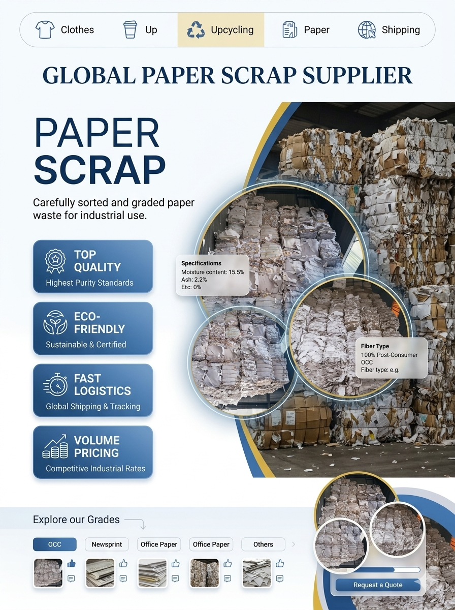 paper scrap export
